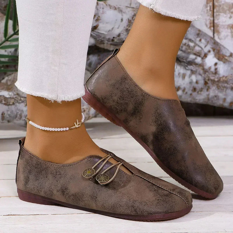 Jodi - Soft Suede Footcare Loafers