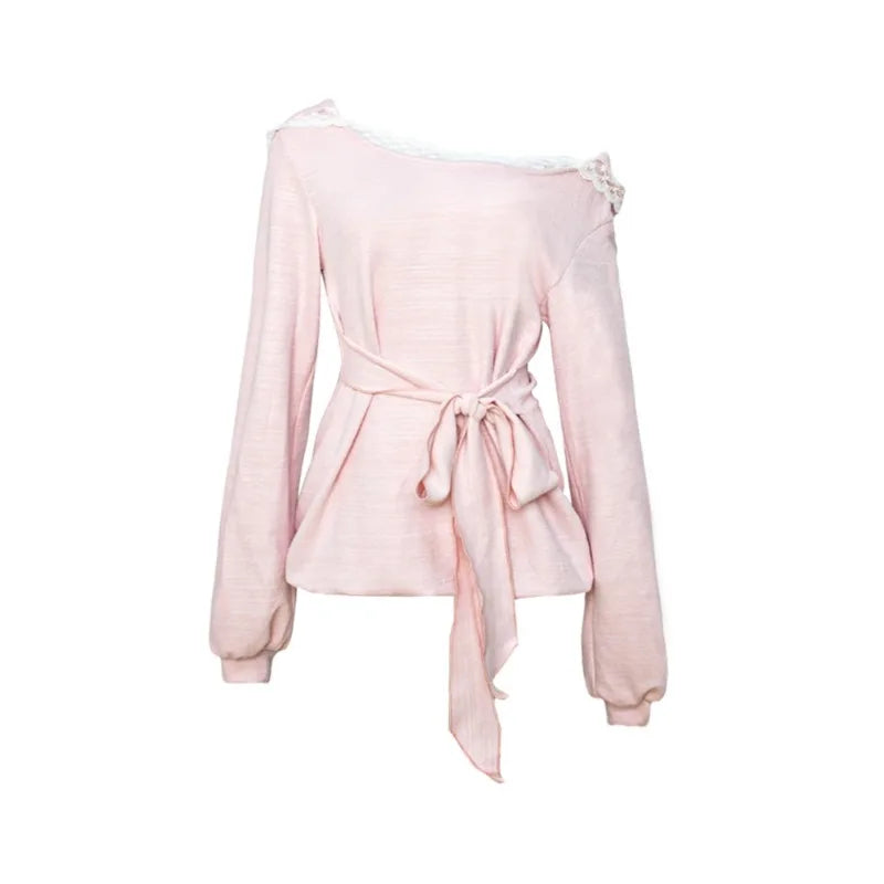 Kawaii Pink Mini Dress With Hooded Lace Japanese Short Party Dress Female One Piece Dress Koreean Autumn