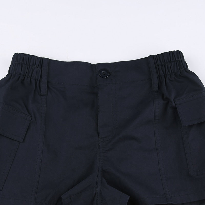 Low Waisted Shorts Harajuku Retro Basic Sporty Bottom Biker