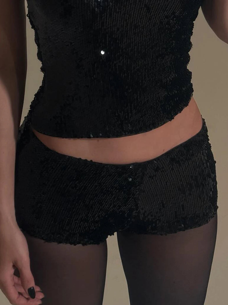 Sequin ��s Short New All-march Hottie Slim Fit Exquisite Shorts