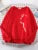 Simple Strokes of Cat Pet Print Hoody Shoulder Drop All-match Hoodies Simple S-xxl Hoodie Street Quality Clothing Female