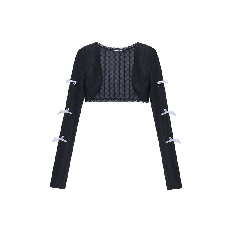 Hot Girl Y2k Longsleeved Cardigan Sleeveless Purple Strap Dress Twopiece Sets Summer New Preppy Style Sweet Dress Sets