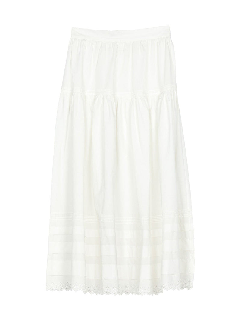 Sebastiane Cotton Midi-skirt