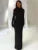 Winter 2 Piece-set Maxi Skirt High Waist Jumpsuit and Pleated Long Skirt Outfits Skinny Outfits