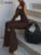 Black Backless Bodycon Wide Leg Jumpsuit Autumn Slim Long Sleeve O-neck Playsuit Lady