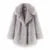 Winter Exclusive Lapel Collar Long Teddy Jacket Coat Brand Cozy Padded Faux Fur Coats Outerwear