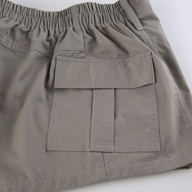 Low Waisted Shorts Harajuku Retro Basic Sporty Bottom Biker