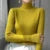Sweater Half Turtleneck Knitted Pullovers Harajuku Korean Thick Knitwear Autumn Winter Slim Jumpers