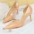 Shoes Black Patent Leather High Heels Metal Pointed Pumps Party Shoes Stilettos 7 Cm 10.5cm Heels