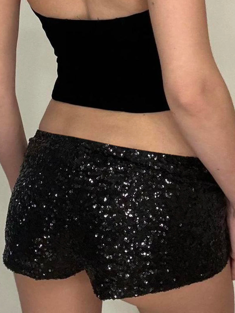 Sequin ��s Short New All-march Hottie Slim Fit Exquisite Shorts