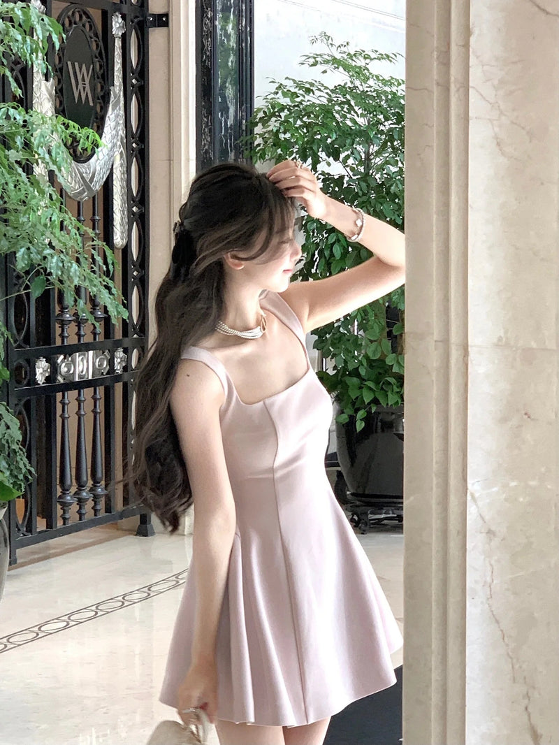 Summer Evening Party Midi Dresses Sleeveless Y2k Mini Birthday Dress Korean Aline Vestidos