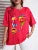 Painted Lady Face Personality Design Print T Shirt Female Street Comfortable T-shirt Soft Tops Breathable Short Sleeve