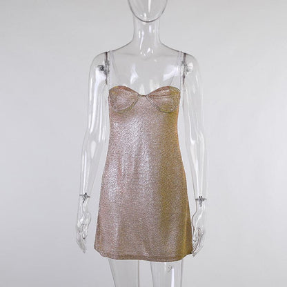 Bright Silk Diamond Mini Dress