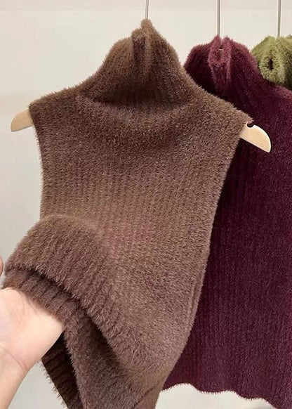 Mulberry Turtleneck Ma Hai Mao Knit Sweaters Spring Ta040