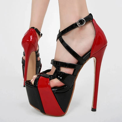 Peep Toe 16.5cm Extreme High Heels ’s Sandals – Party Wedding Stiletto Shoes
