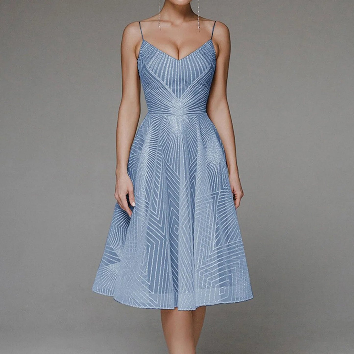 Long Formal Party Midi Dress