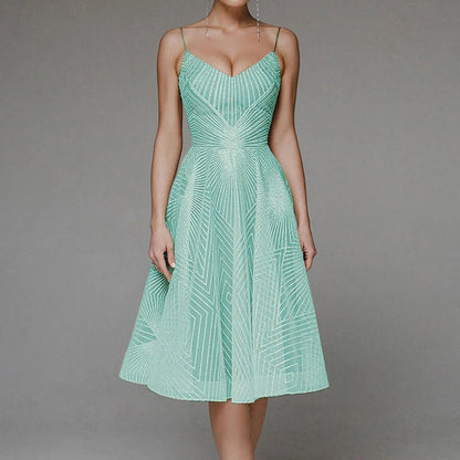 Long Formal Party Midi Dress
