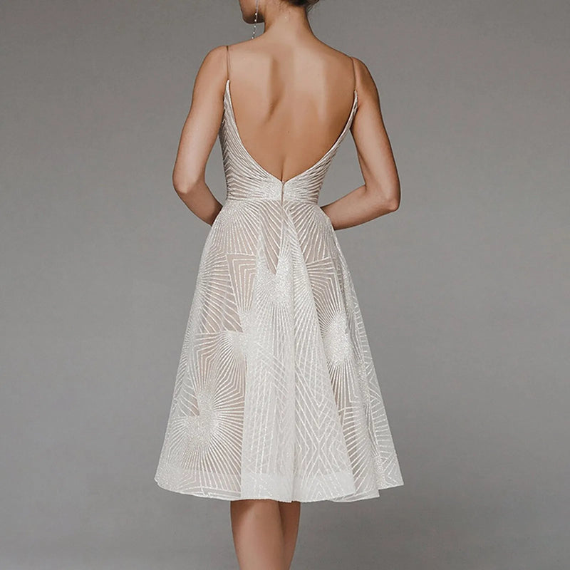 Long Formal Party Midi Dress
