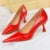 Shoes Kitten High-heeled Shoes Pumps Pu Leather Shoes High Heels Occupation Ol Office Shoes 43