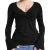 Y2k Grunge Burgundy T-shirt 00s V Neck Long Sleeve Tees Retro Milkmaid Tops Autumn Techwear Clothes