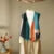 Korean Crop Sweater Vest Loose Sweater Vest Cable Knit Sweater Vest for Designer Tops