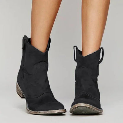Trina - Retro Ankle Boots