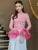 Mesh Ruffled Patchwork T-shirt Top for Long Sleeve High Waist Cropped Top Pullover Female Slim Y2k Top