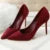 Shoes 9 Cm Heels Suede Woman Pumps Pointed Toe High Heels Stiletto Party Shoes Wedding Shoes Large Size 43