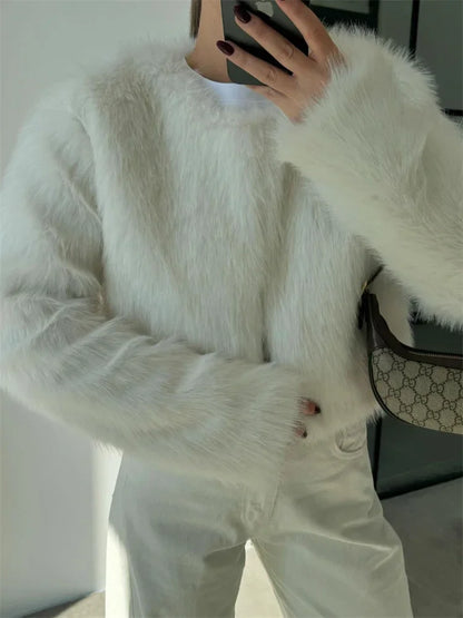 Oversized Sweater Outwear for High Waist Long Sleeve Loose Winter Jackets New