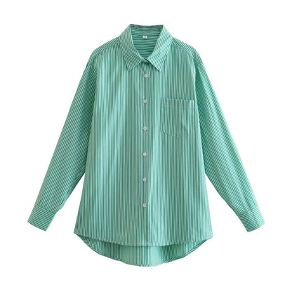 Drawstring Short Pants Sets New Summer Long Sleeve Pocket Irregular Blouse+shorts Outfits Two-piece Set