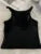 New Invisible Strap Tank Top for Knit Ribbed Sleeveless Basic T-shirt Cropped Corset Bustier Tops With Open Shoulder