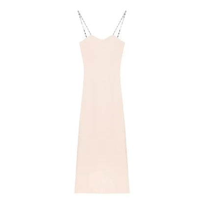 Autumn New High Street Color Threaded Chain Knit Dress + Loose Plush Spliced Cardigan Twopiece Suit