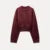 O-neck Cropped Sweater Pullover for Long Sleeved Loose Jumper Female Spring Lady High