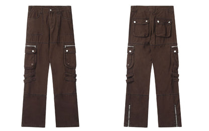 Multi-pocket Utility Cargo Pants