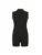 Black Sleeveless Turtleneck Skinny Rompers Playsuit Basic