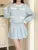 Spring Summer Korean Skirts Suit Coat A-line Pleated Skirts Two Pieces Set Female Clothes New
