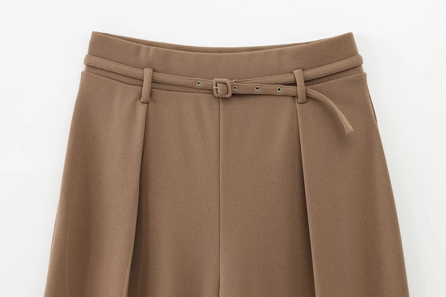 European and American Style New Temperament Versatile Pants Fashionable Simple Drape Wideleg Suit Pants
