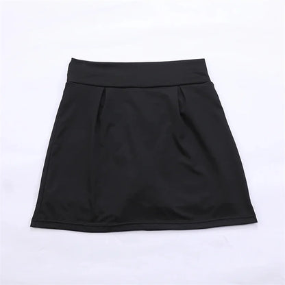 Summer Sprints Tennis Dance Fitness Short Skirts Quick Drying Female Lining High Waist Mini Skirts Shorts Df4987