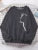 Simple Strokes of Cat Pet Print Hoody Shoulder Drop All-match Hoodies Simple S-xxl Hoodie Street Quality Clothing Female