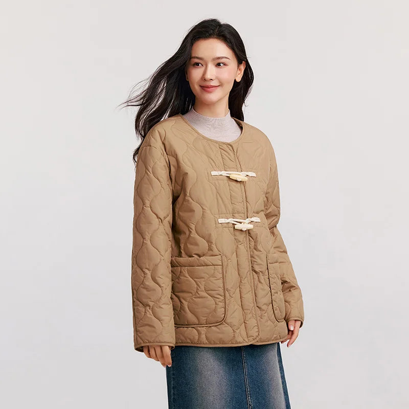 Cotton Jacket Imitation Lamb Wool Vest Waterproof Lightweight Cotton Jacket Winter New Two-piece Set