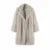 Slouchy Gradient Long Eco Faux Fur Coat Winter Thick Warm Fluffy Fox Fur Jacket Brand Overcoat