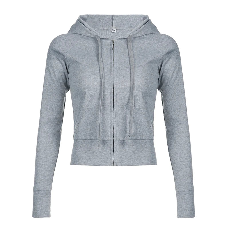 Knitted Autumn Winter ��s Sweats Cardigan Long Sleeve Ribbed Causal Basic S Zip Up Hooded Coat