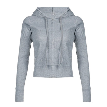 Knitted Autumn Winter ��s Sweats Cardigan Long Sleeve Ribbed Causal Basic S Zip Up Hooded Coat