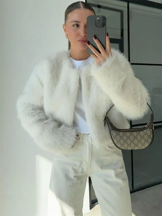 Oversized Sweater Outwear for High Waist Long Sleeve Loose Winter Jackets New