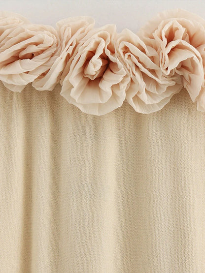3d Flower Tube Dresses Knitted Sleeveless Long Dress Female Summer Autumn Street Party Evening