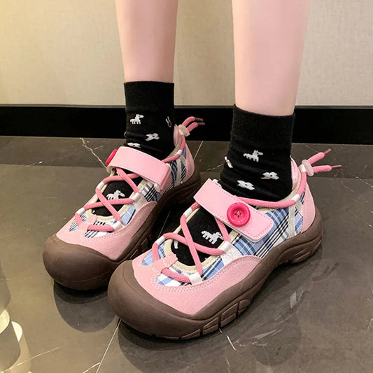 Spring Summer Pumps Mary Janes Wedges Shoeslace Sweet Lolita Pumps for Trend Shoes