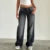 Y2k Wide Leg Denim Pants Baggy Low Waist Boyfriend Jeans Loose Fit Jeans Trousers Cyber Grunge