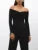 Summer Off-shoulder T-shirt Top ’s Pleated Long Sleeve Inner V-neck White Slim Twist Cropped Pullover Female Tee