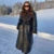 Lamb Wool Pu Leather Long Jacket With Belt Patchwork Lapel Pocket Oversize Overcoat Winter Warm Thick Outwear