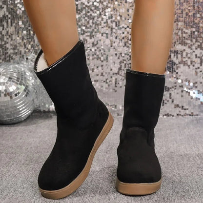 Cozy Comfortable Warm Simple Versatile Mid-calf Snow Boot